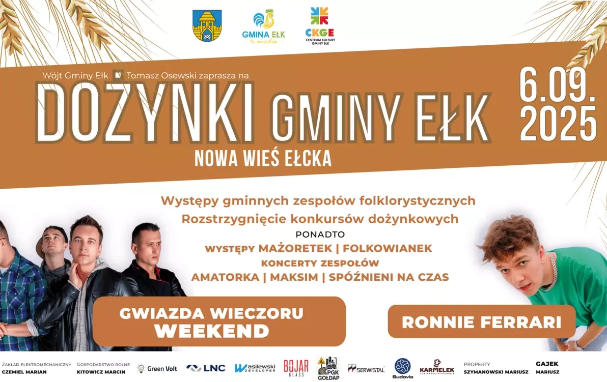 Zdjęcie do Plan parking&oacute;w podczas Dożynek Gminy Ełk 2025