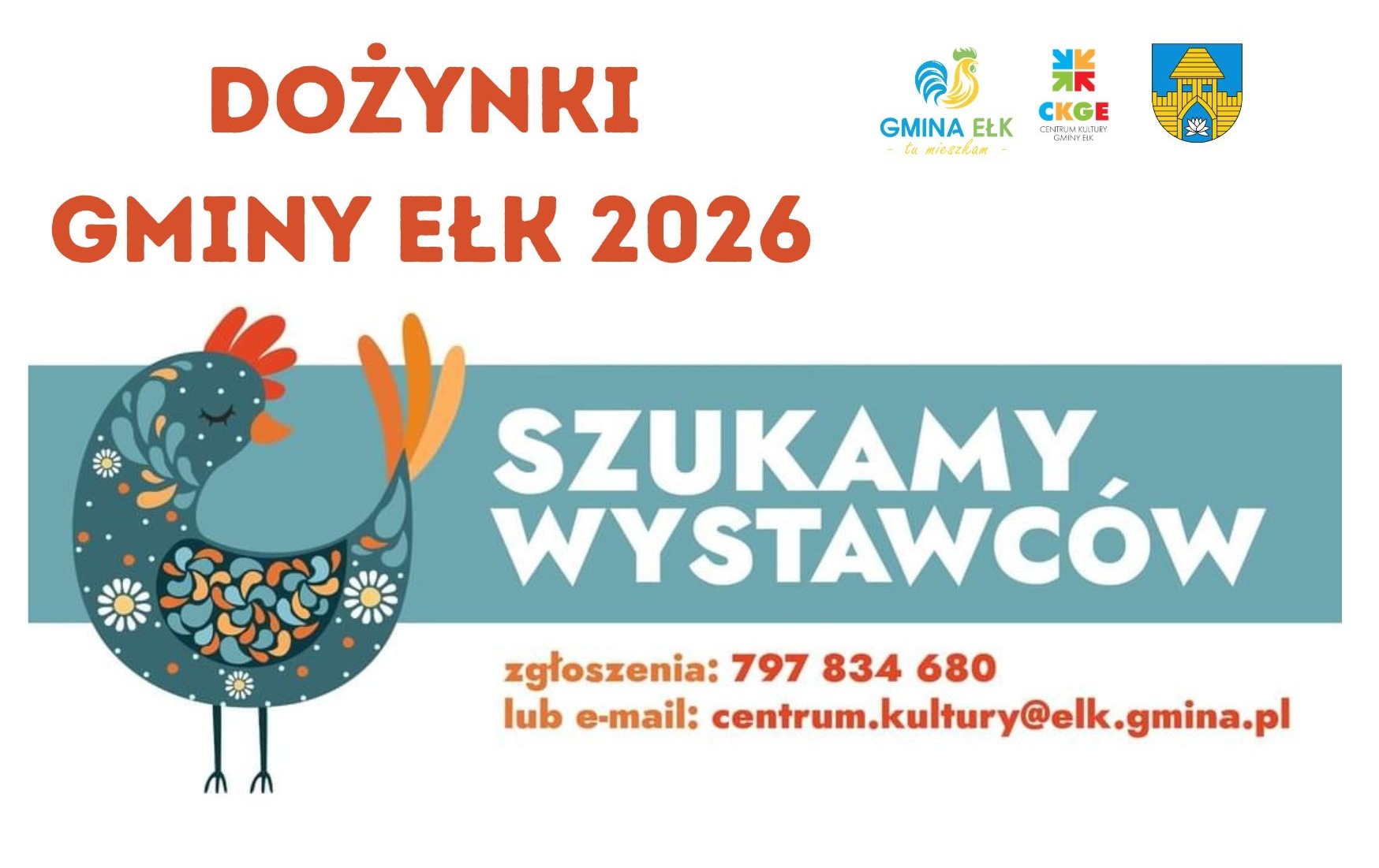 Zdjęcie do Zgłoszenia stoisk handlowych - DOŻYNKI GMINY EŁK 2026